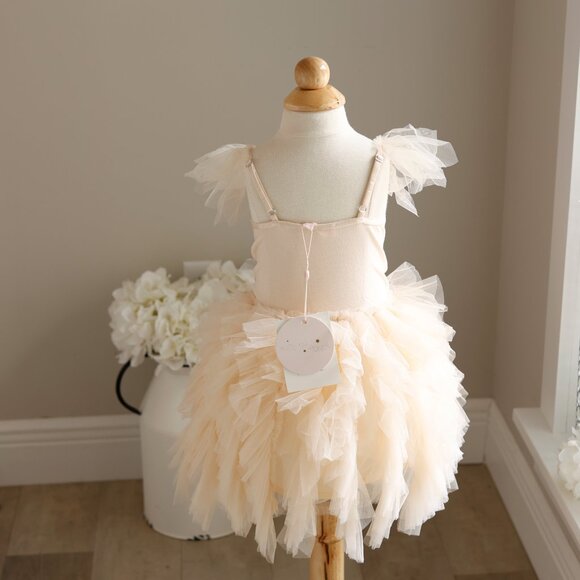 Tutu Du Monde Bebe Tutu Dress Cosmic Mother Of Pearl Party Portrait Wedding NWT - Picture 3 of 7